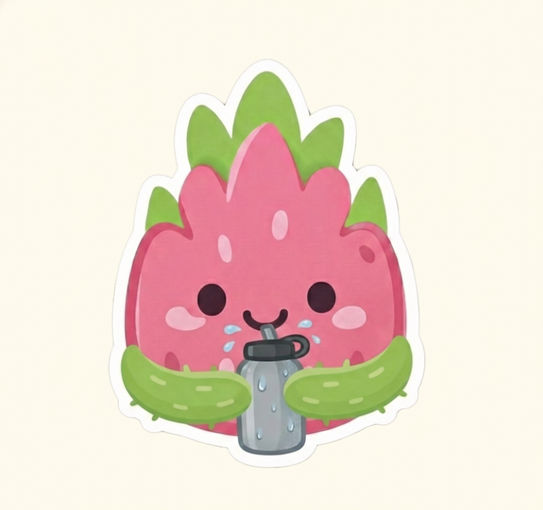 Sticker Desert Mood para laptop, termo o cuaderno